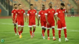 هدف غنام محمد يمنح مودرن سبورت التقدم على البنك الأهلي في الشوط الأول